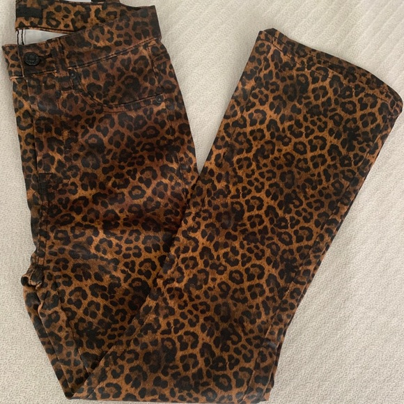 7 for all mankind coated cheetah - Picture 6 of 7
